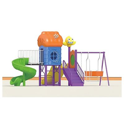 MYTS Outdoor Activity Playcentre with slide and Double swings for kids