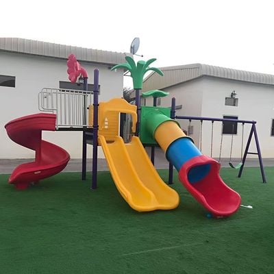 MYTS New Cute Outdoor  Activity Playcentre with slides and 3 swings for kids