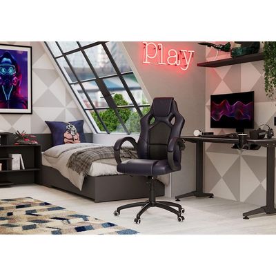 Songmics Black Obg56B New Era Gaming Chairs for Playstation, Office, Gaming Station, Home, Study Room by Mahmayi