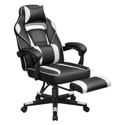 Songmics Black and White OBG73BW Advanced Gaming Chairs for Playstation, Office, Gaming Station, Home, Study Room by Mahmayi