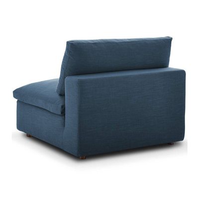 Novara 8 Seater Velvet Sofa -Navy Blue - L400cm x W292cm x H88cm