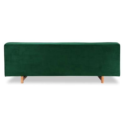 Gleason 3 Seater Velevt Sofa - Emerald Green- L220cm x W85cm x H76cm