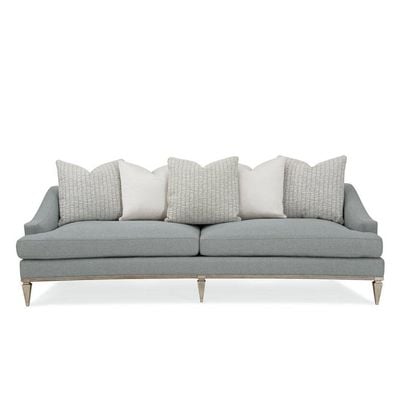 Haspel 4 Seater Arm Sofa Fabric - Gray - L 236cm x W 106cm x H 75cm