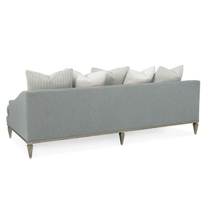 Haspel 4 Seater Arm Sofa Fabric - Gray - L 236cm x W 106cm x H 75cm