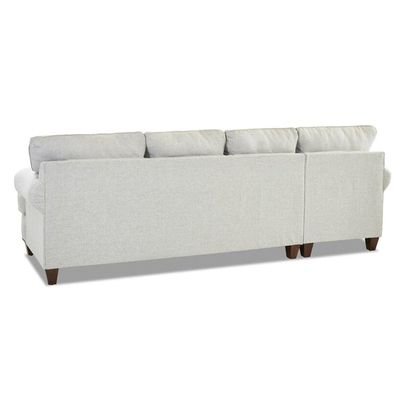 Harlem  4 Seater Corner Sofa & Chaise Pu Leather - Gray - L 292cm x W 162cm x H 99cm