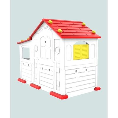 MYTS Indoor activity playhouse with play cabin for kids red