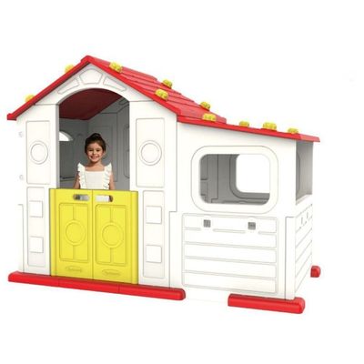 MYTS Indoor activity playhouse with play cabin for kids red