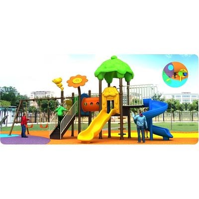 MYTS Peggy playcentre with swing and slides with climber and crawling tube for kids