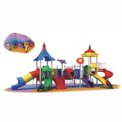 MYTS Pinokee Tube and curved slide with 3 swings with crawler climber and monkey bar multiplaycentre for kids  
