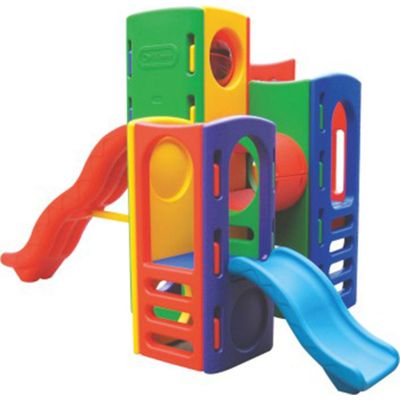 MYTS Composite play structure with slide and tunnel for kids 