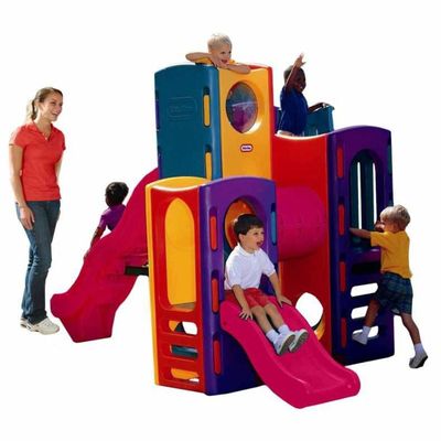 MYTS Composite play structure with slide and tunnel for kids 