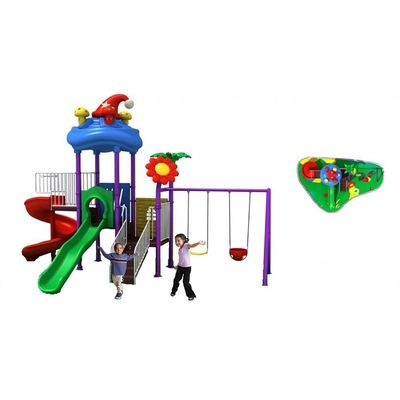 MYTS Mega Kids Playsets adventure flower styled with swings and slide 