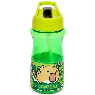 Eazy Kids Water Bottle 500ml wt Straw - Green