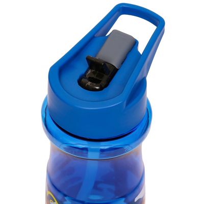 Eazy Kids Water Bottle 500ml wt Straw - Blue