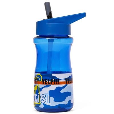 Eazy Kids Water Bottle 500ml wt Straw - Blue