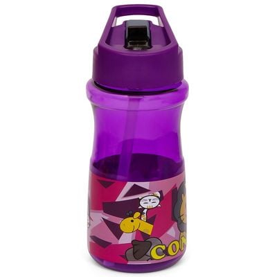 Eazy Kids Water Bottle 500ml wt Straw - Purple