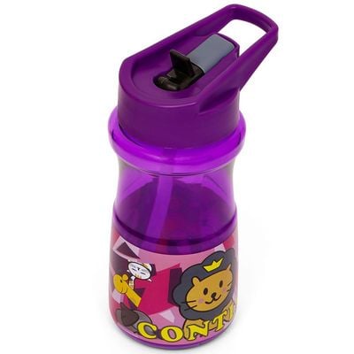 Eazy Kids Water Bottle 500ml wt Straw - Purple