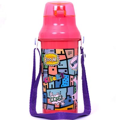 Eazy Kids Water Bottle 600ml - Pink