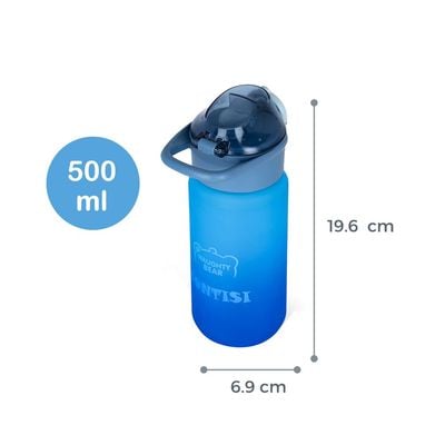 Eazy Kids Water Bottle 500ml wt Handle - Blue