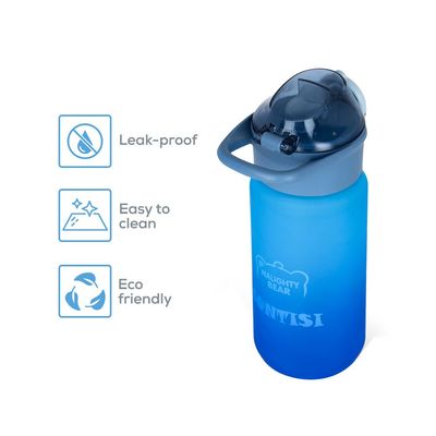 Eazy Kids Water Bottle 500ml wt Handle - Blue