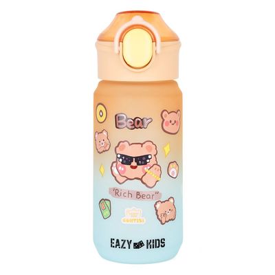 Eazy Kids Water Bottle 500ml wt Handle - Orange