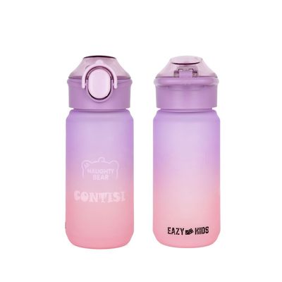 Eazy Kids Water Bottle 500ml wt Handle - Purple