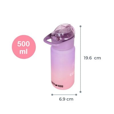 Eazy Kids Water Bottle 500ml wt Handle - Purple