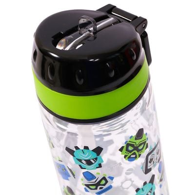 Eazy Kids Tritan Water Bottle w / Carry handle, Gen Z - Black, 650ml