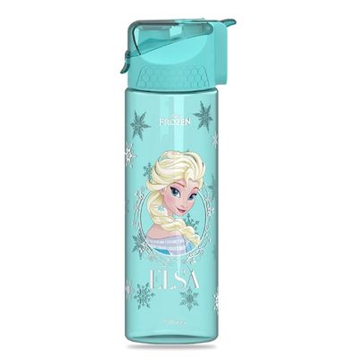 Disney Frozen Princess Elsa 2 - In - 1 Tritan Water Bottle - Baby Green (650ml)