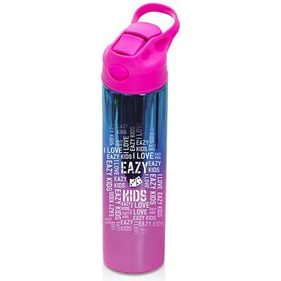 Eazy Kids Double wall Stainless Steel Water Bottle - Pink(530ml)