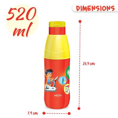 Milton Kool Style Water Bottle, 520ml, Orange