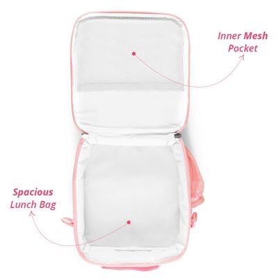 Eazy Kids Bento Lunch Bag - Unicorn - Pink