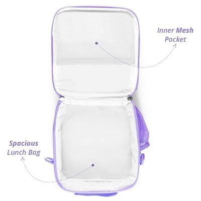 Eazy Kids Bento Lunch Bag - Unicorn - Purple