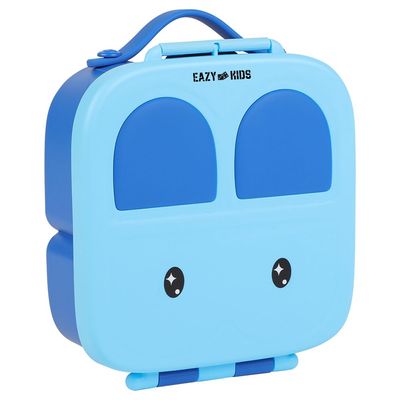 Eazy Kids Bento Lunch Box w/t handle- Blue