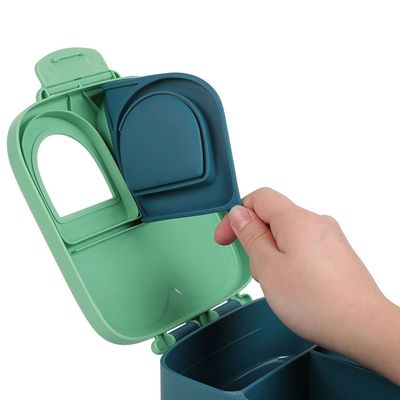 Eazy Kids Bento Lunch Box w / t handle - Green