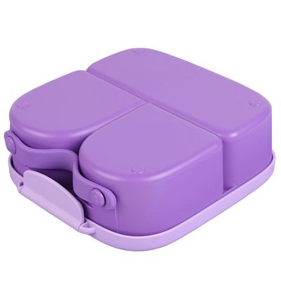 Eazy Kids Bento Lunch Box w / t handle - Purple