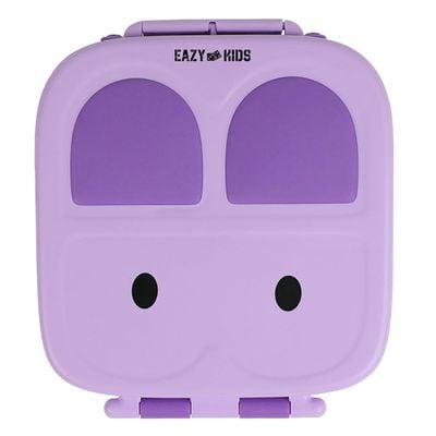 Eazy Kids Bento Lunch Box w / t handle - Purple