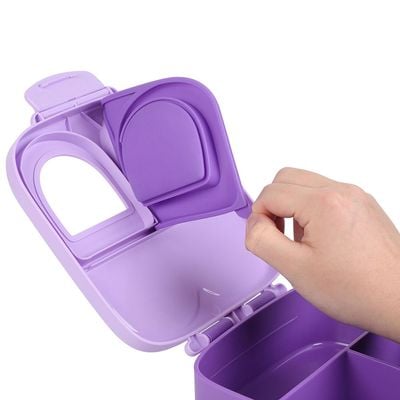 Eazy Kids Bento Lunch Box w / t handle - Purple