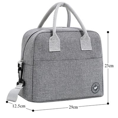 Eazy Kids Insulated Lunch Bag - Grey