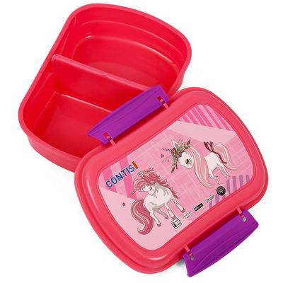 Eazy Kids Lunch Box wt Bottle - Pink