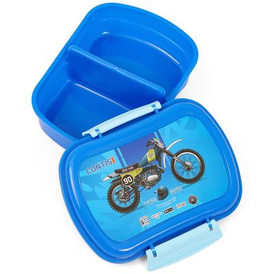 Eazy Kids Lunch Box wt Bottle - Blue