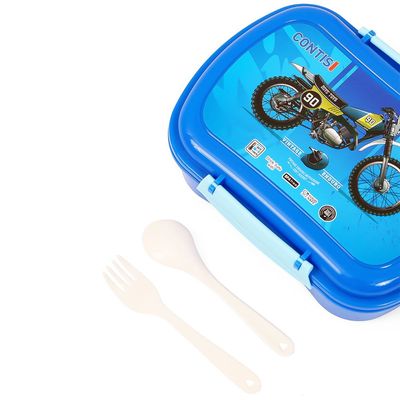 Eazy Kids Lunch Box wt Bottle - Blue