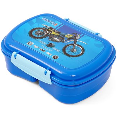 Eazy Kids Lunch Box wt Bottle - Blue