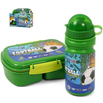 Eazy Kids Lunch Box wt Bottle - Green