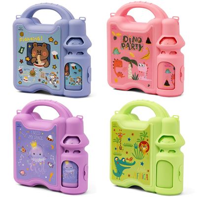 Eazy Kids Lunch Box wt Bottle - Pink