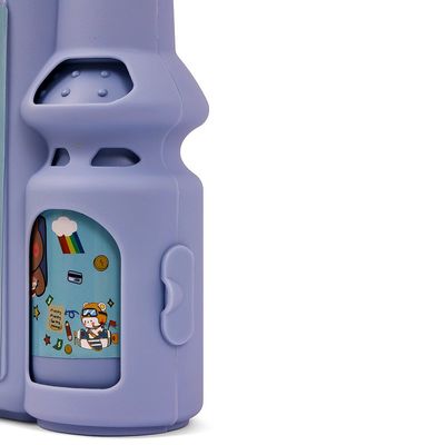 Eazy Kids Lunch Box wt Bottle - Blue