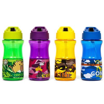 Eazy Kids Water Bottle 500ml wt Straw - Yellow