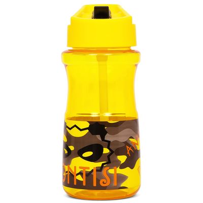 Eazy Kids Water Bottle 500ml wt Straw - Yellow