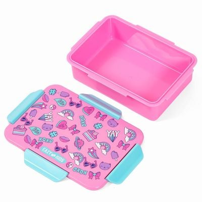 Eazy Kids 1 / 2 / 3 / 4 Compartment Convertible Bento Lunch Box Gen Z - Pink 850ml