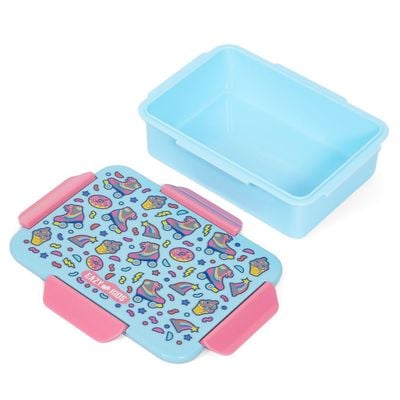 Eazy Kids 1 / 2 / 3 / 4 Compartment Convertible Bento Lunch Box Gen Z Skater - Blue 850ml